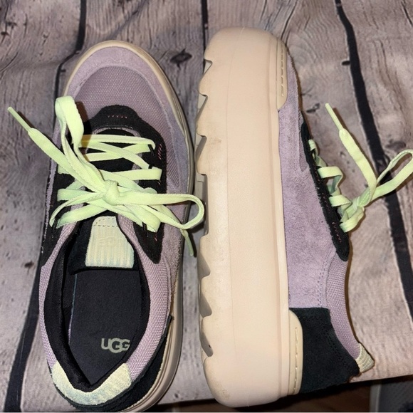 UGG Marin Mega Lace June Gloom Platform Sneakers Shoes US Size 8 Women’s - Picture 9 of 13